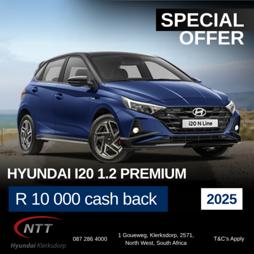 HYUNDAI I20 1.2 PREMIUM image from NTT Motors Klerksdorp