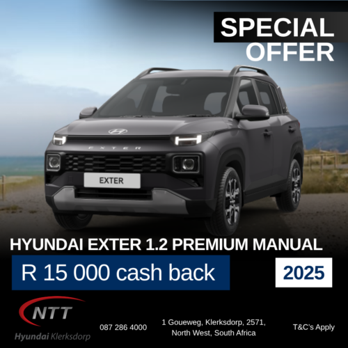 HYUNDAI EXTER 1.2 PREMIUM MANUAL image from NTT Motors Klerksdorp