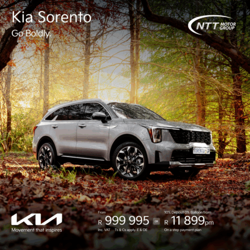 Kia Sorento image from NTT Motors Klerksdorp