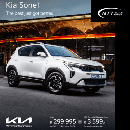 Kia Sonet image from NTT Motors Klerksdorp